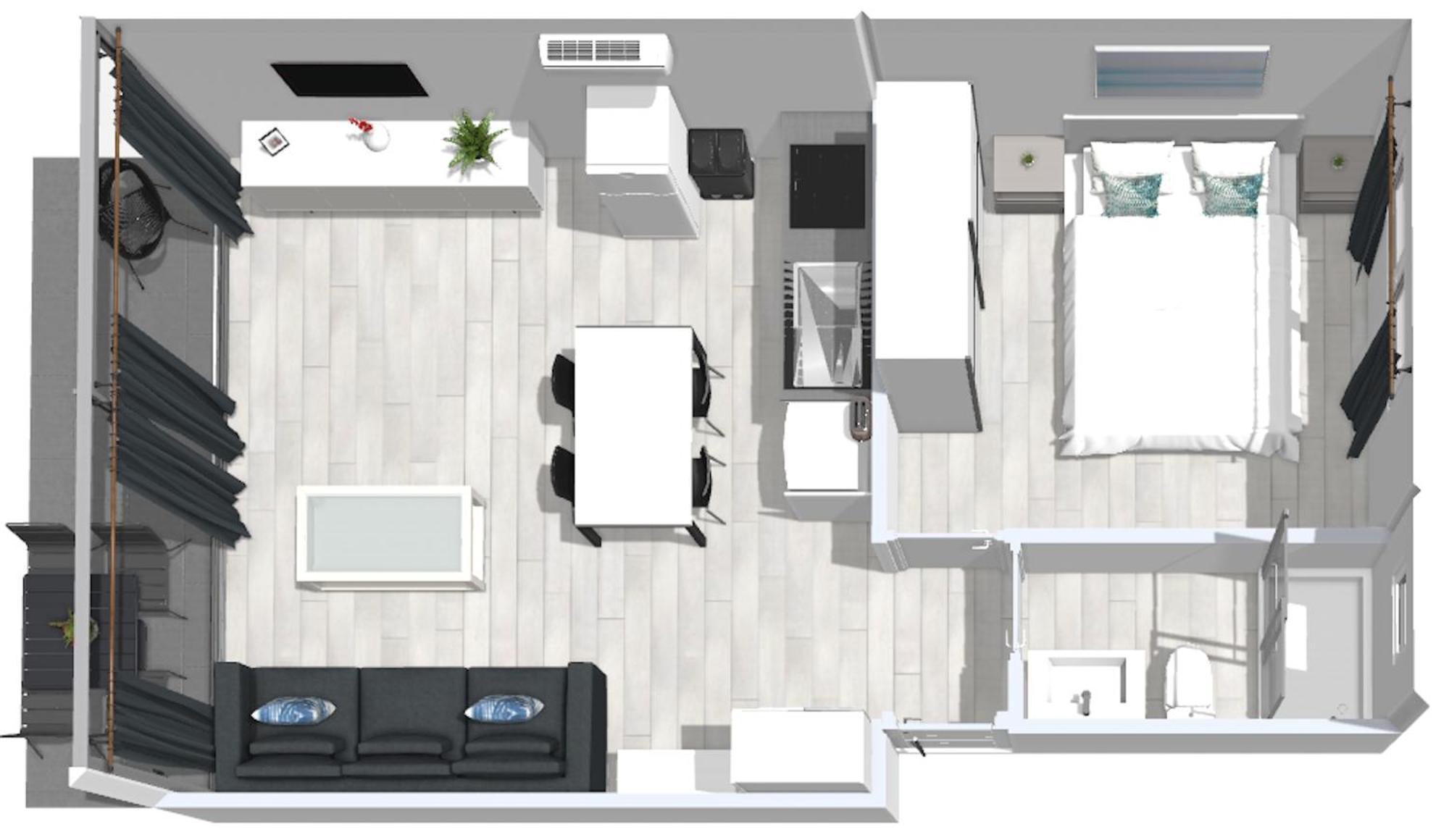 Roses Apartments 1 - Vista Mar Lateral - 1Habitacion Exterior foto